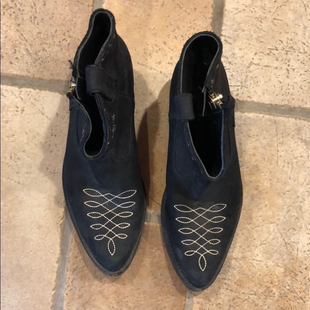 Anine bing black cowboy boots